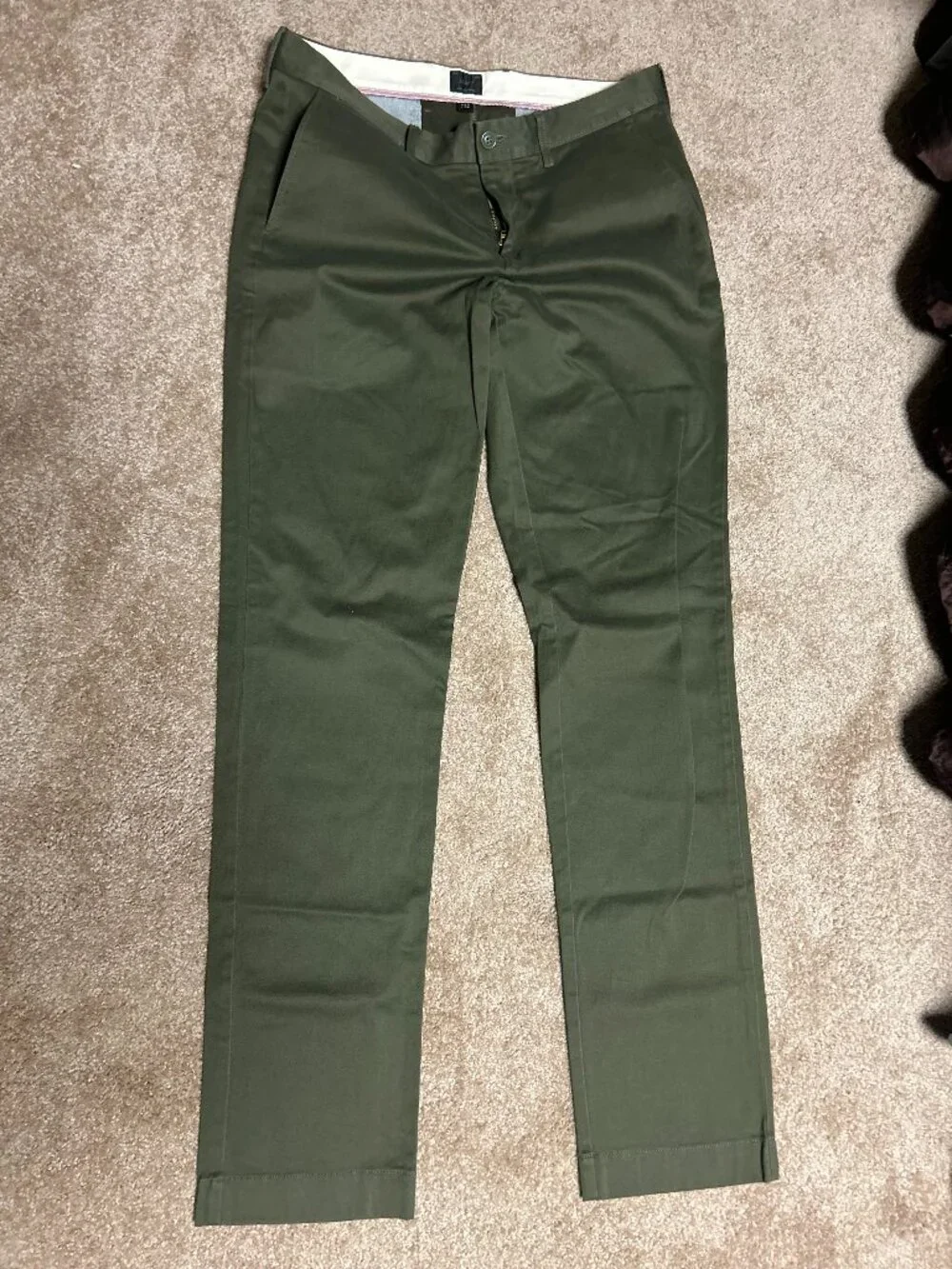 J Crew Trade Mark Pants 32x34 green dark